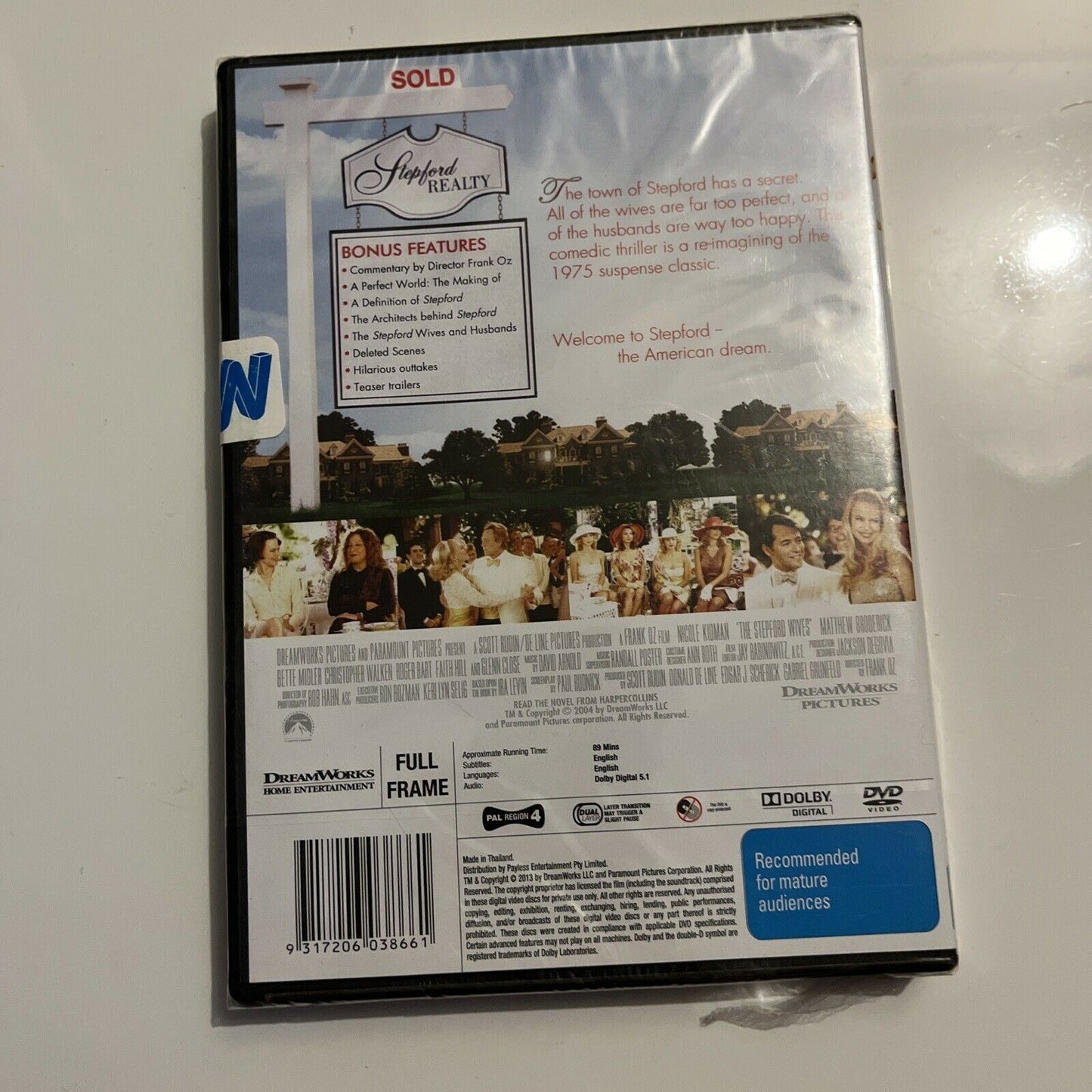 *New Sealed* The Stepford Wives (DVD, 2004) Nicole Kidman. Region 4