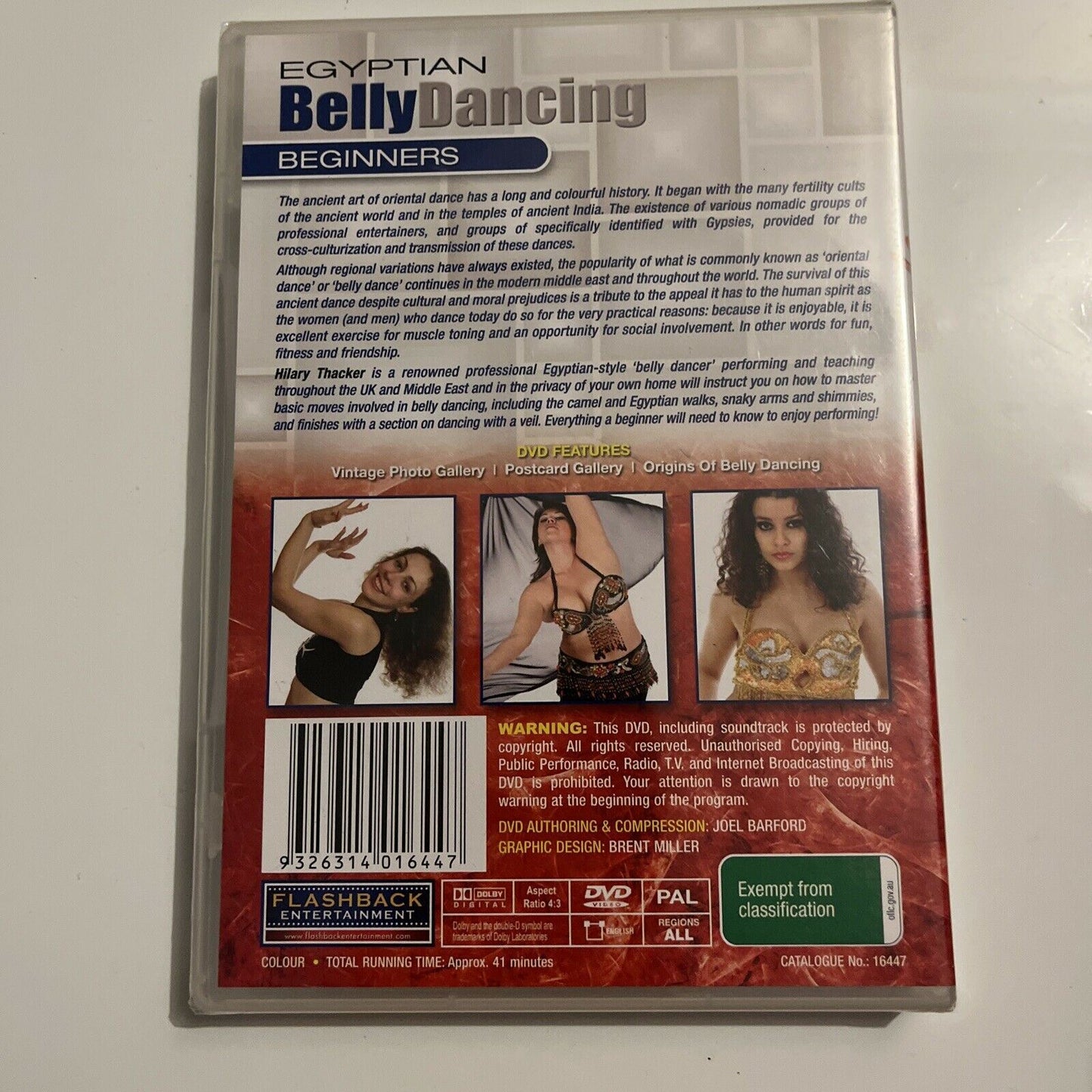 *New Sealed* Egyptian Belly Dancing with Hilary Thacker DVD for Beginners (DVD)