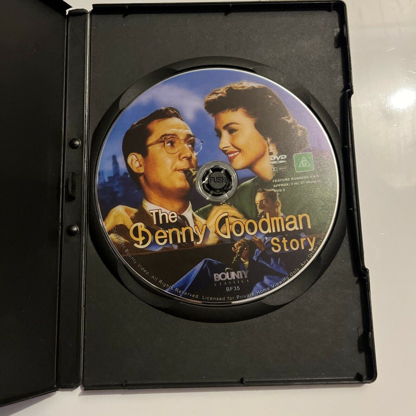 The Benny Goodman Story (DVD, 1956) Steve Allen, Donna Reed Region 4