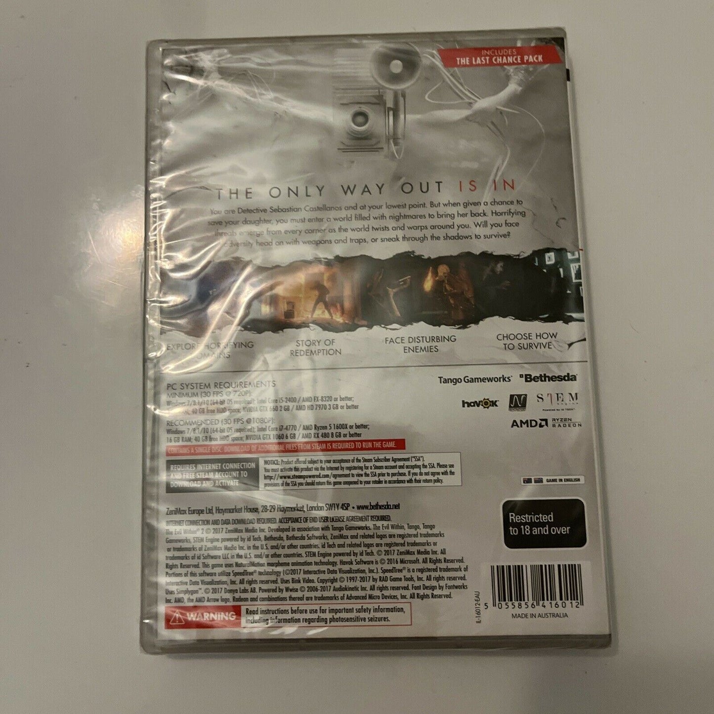*New Sealed* The Evil Within 2 PC DVD-ROM