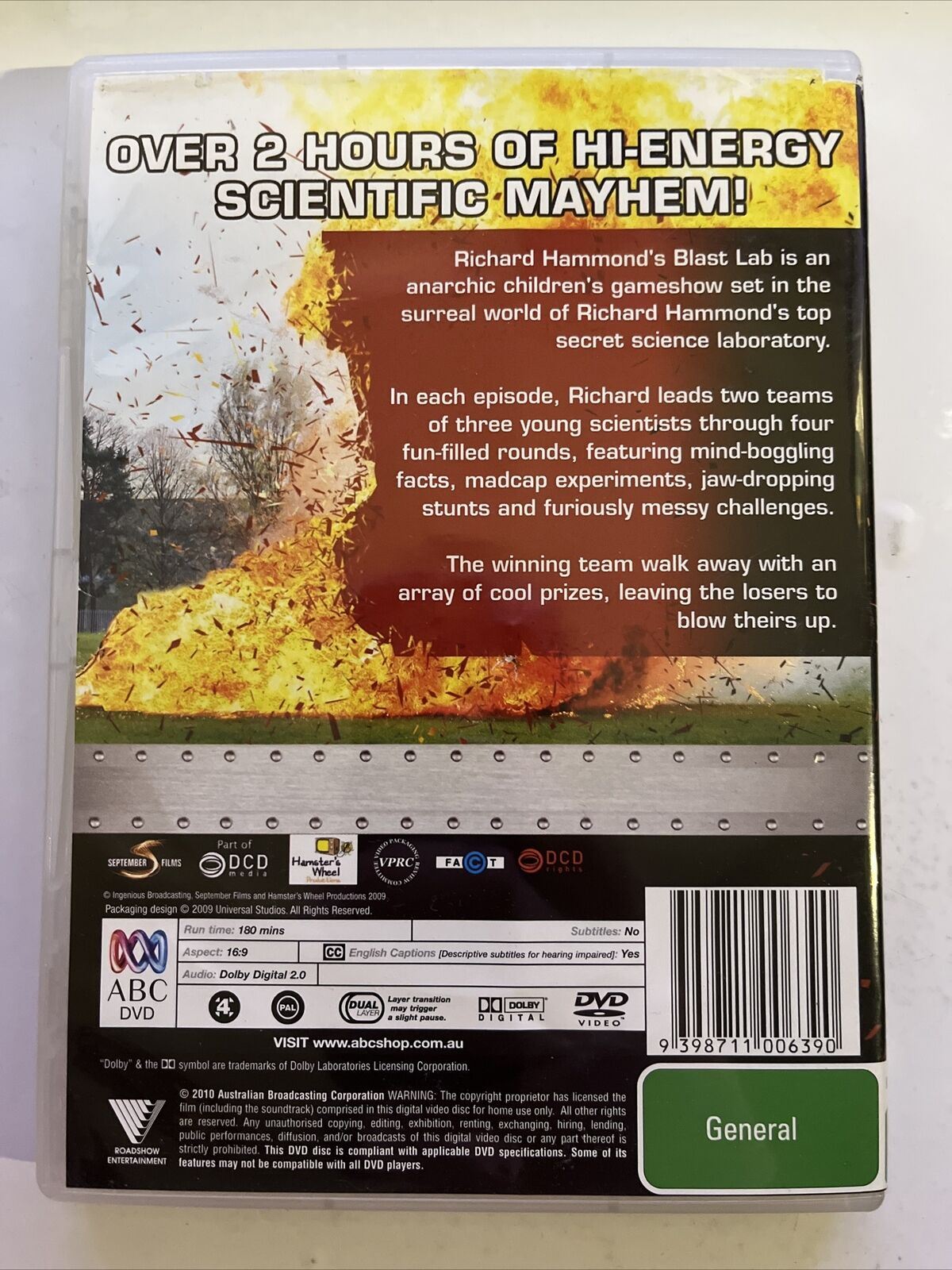 Richard Hammond's Blast Lab Blow Ups : Vol 1 (DVD, 2009) Region 4