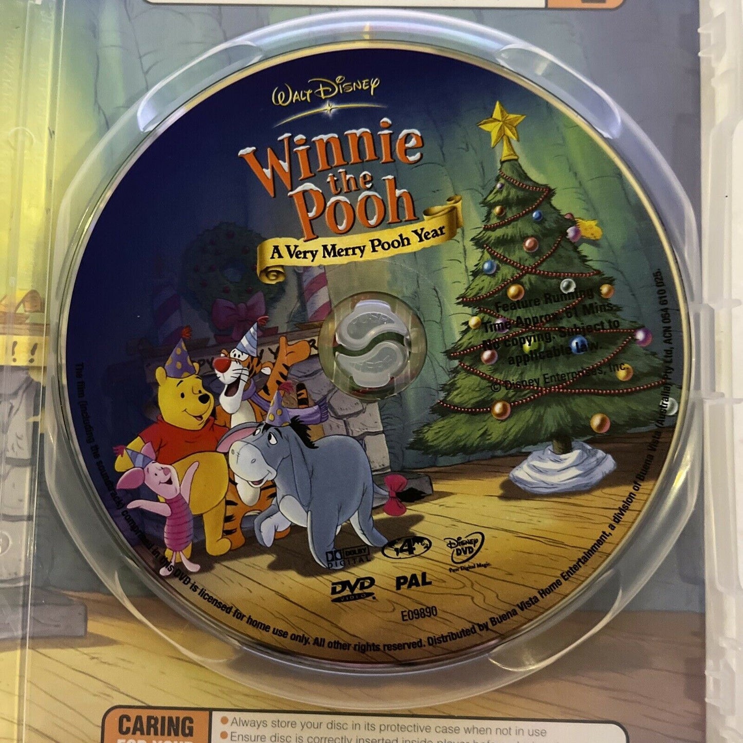 Winnie The Pooh - A Very Merry Pooh Year (DVD, 2002) Disney Film. Region 4