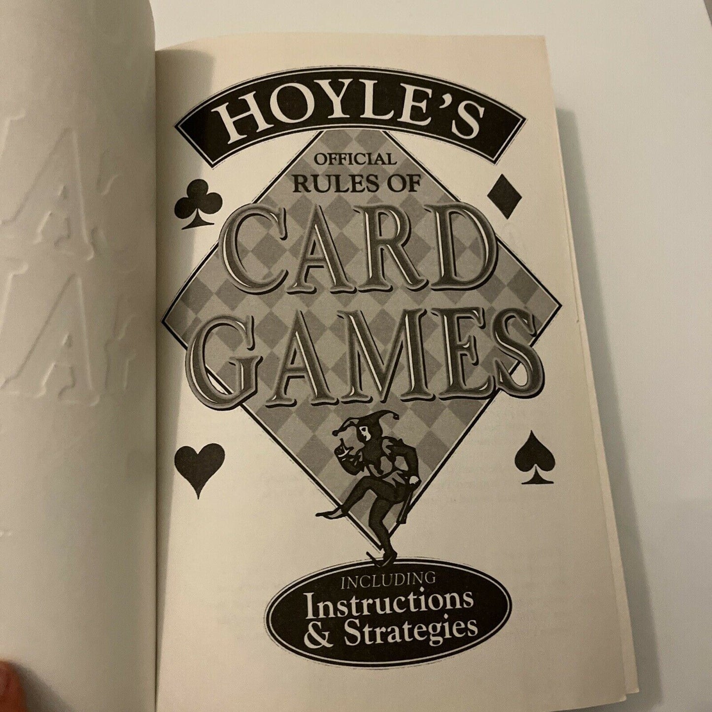 Hoyle’s official rules of card games including instructions & strategies