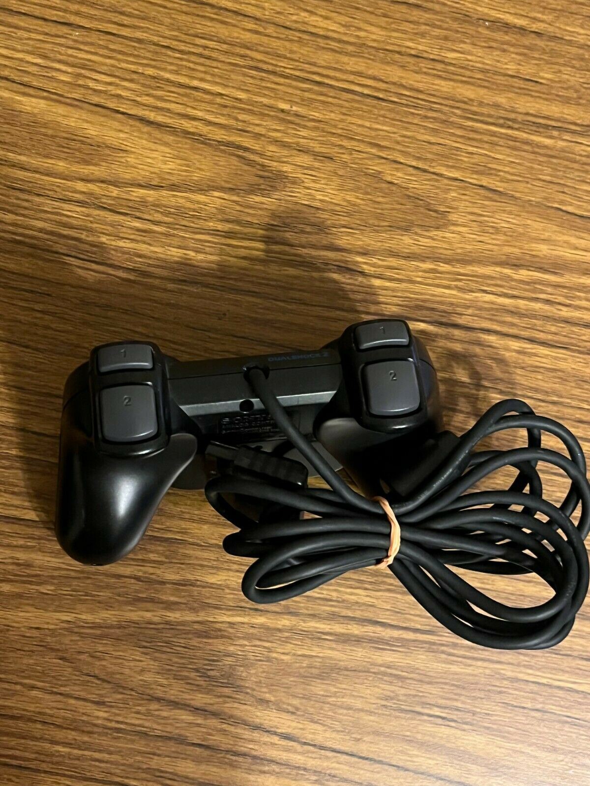 Genuine Sony PlayStation 2 CONTROLLER Black Analog Dual Shock PS1 PS2  SCPH-1200