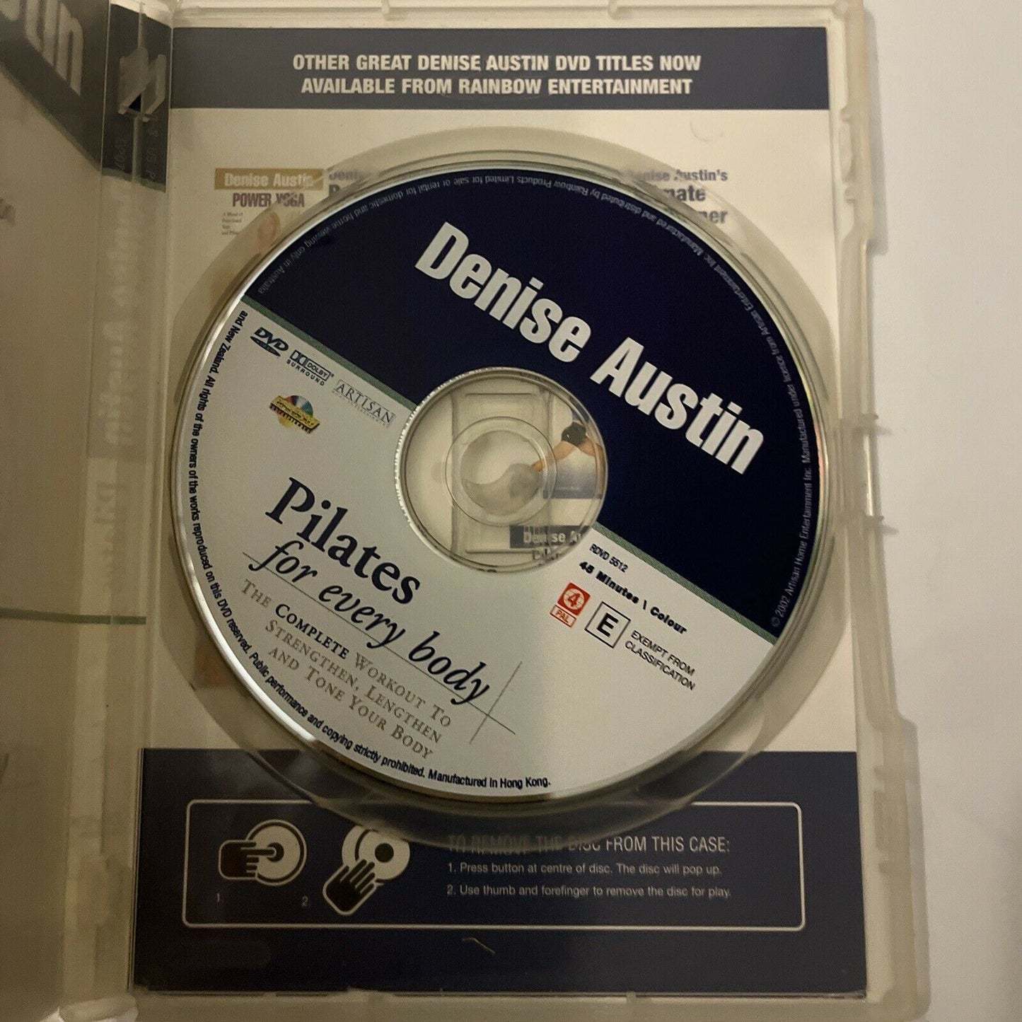 Denise Austin - Pilates For Every Body (DVD, 2002) Region 4