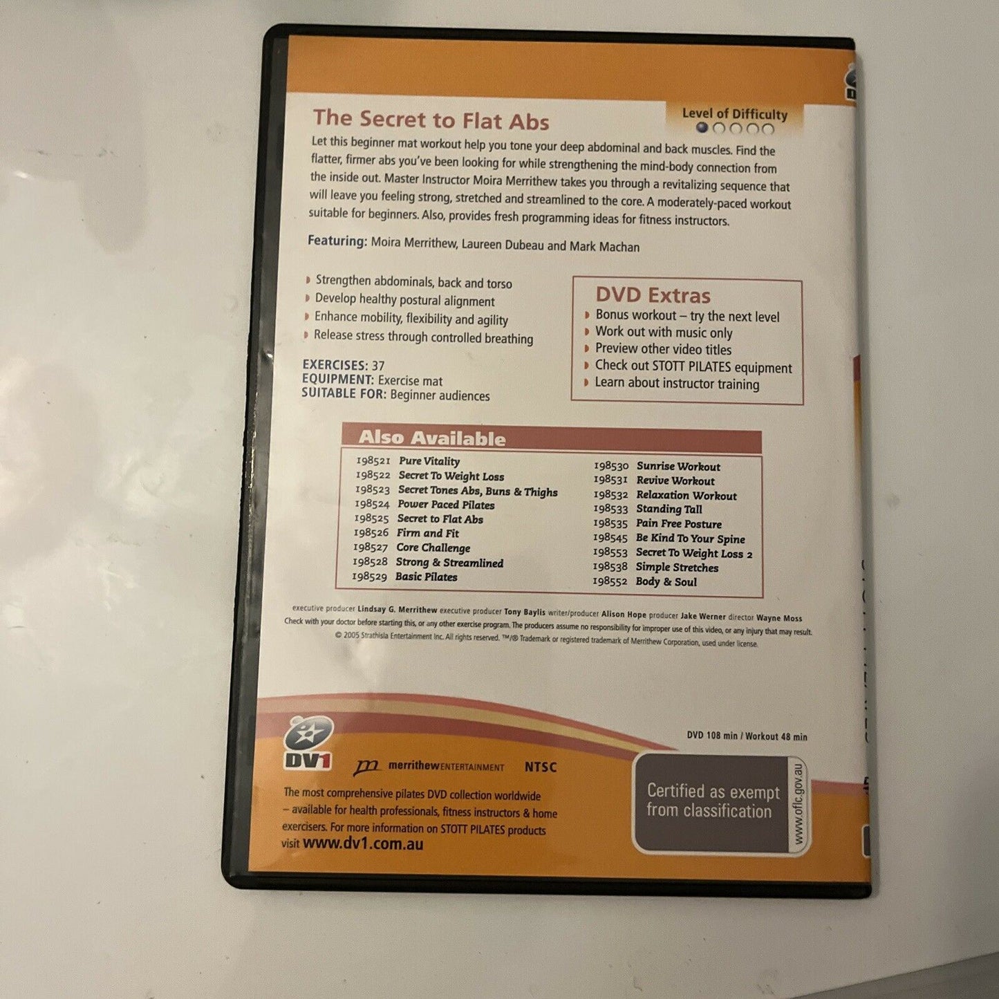 An Introduction to Stott Pilates - The Secret to Flat Abs DVD