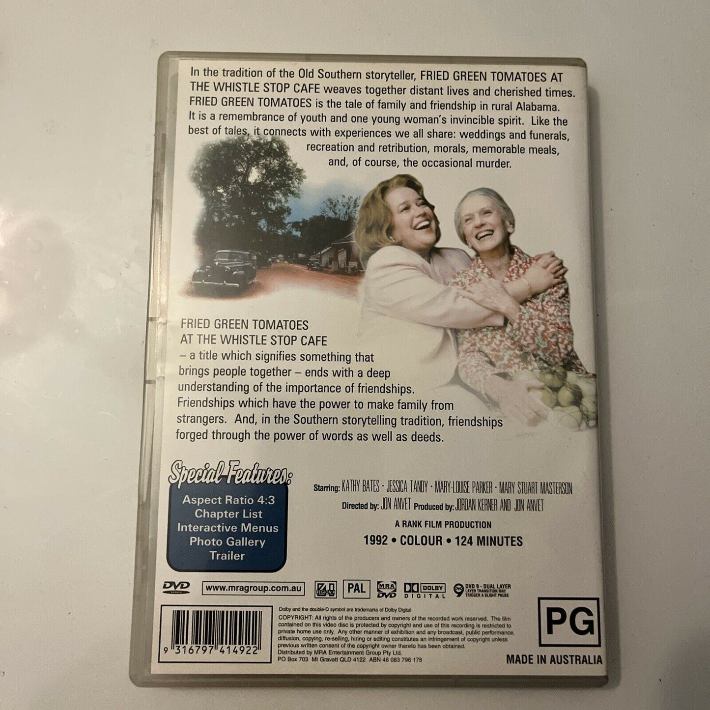 Fried Green Tomatoes At The Whistle Stop Cafe (DVD, 1992) Region 4