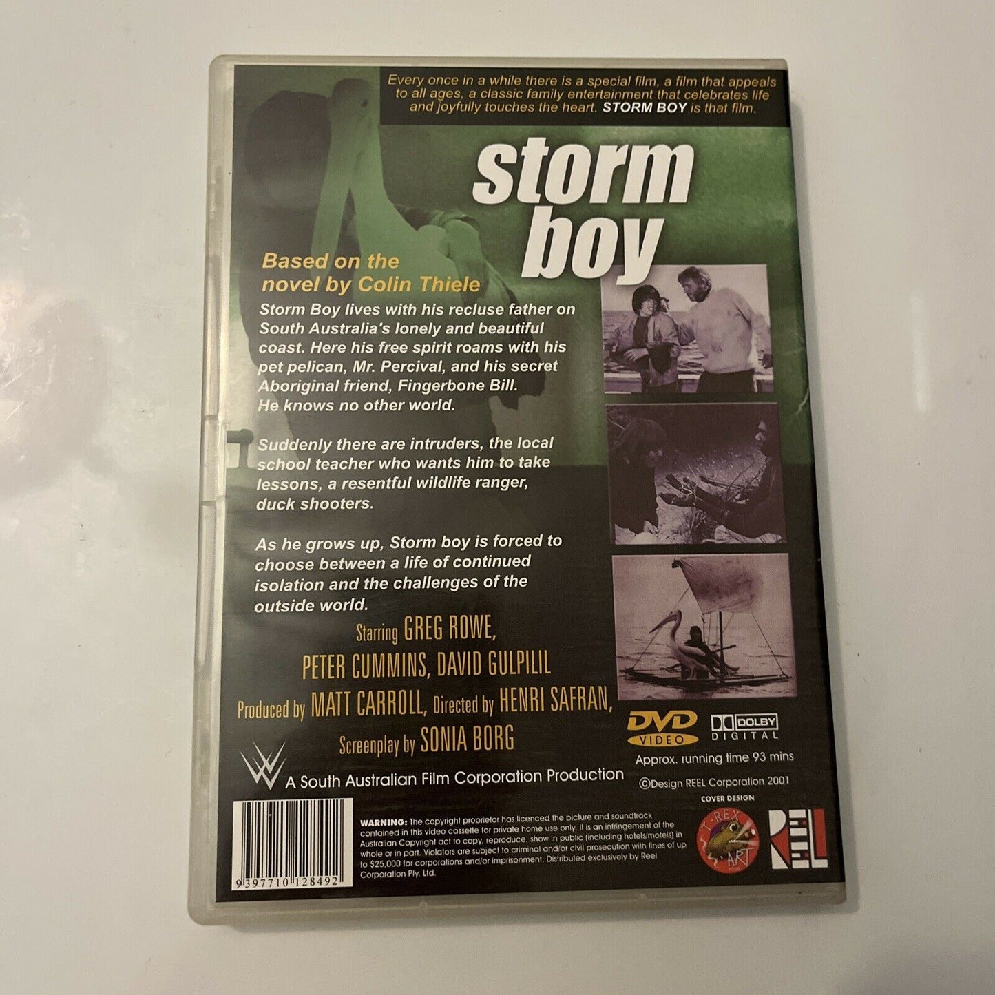 Storm Boy (DVD, 1976) Greg Rowe, David Gulpilil, Judy Dick, Region 4