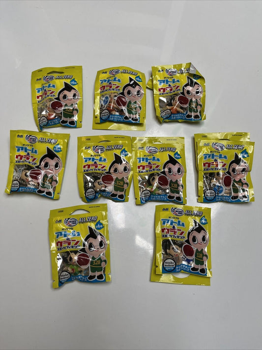 9x Astro Boy & Uran Promotional Toy Asahi All Zero Tezuka Key Chain