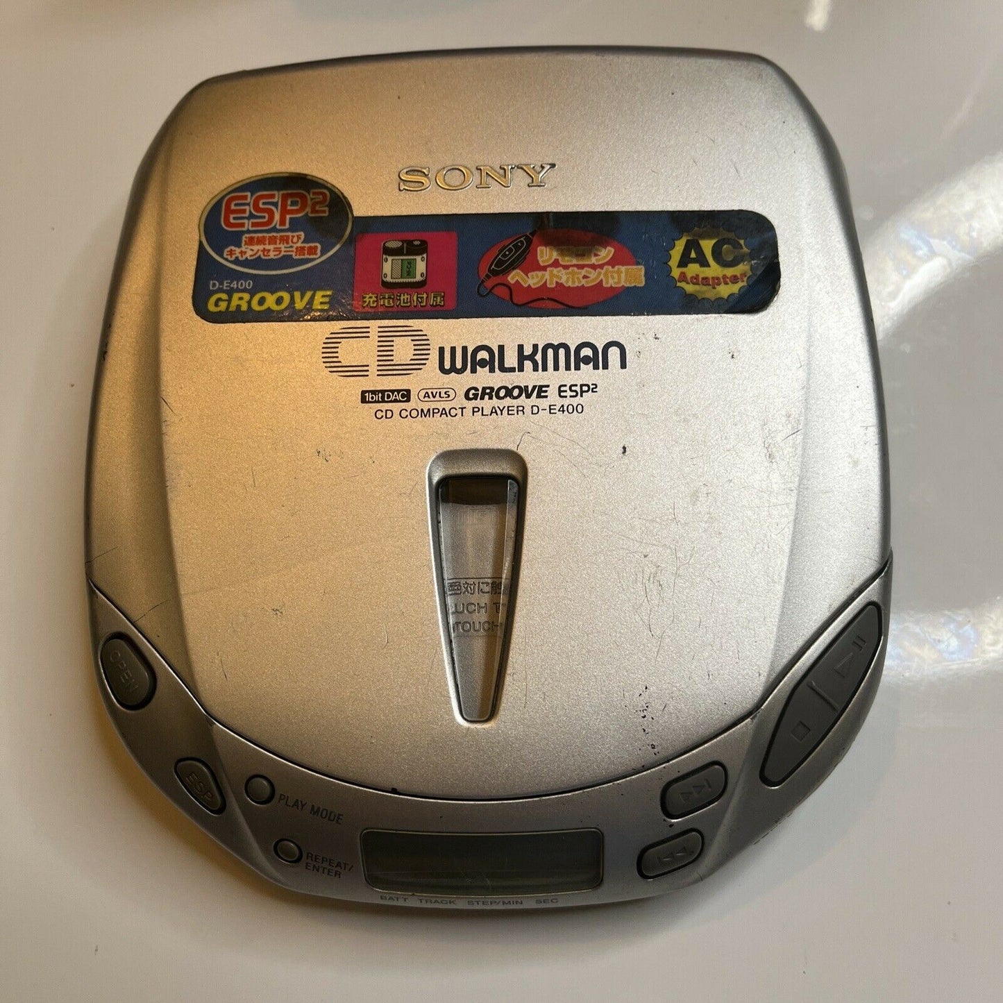 Sony CD Walkman D-E400 CD Compact Player *for parts or repair only*
