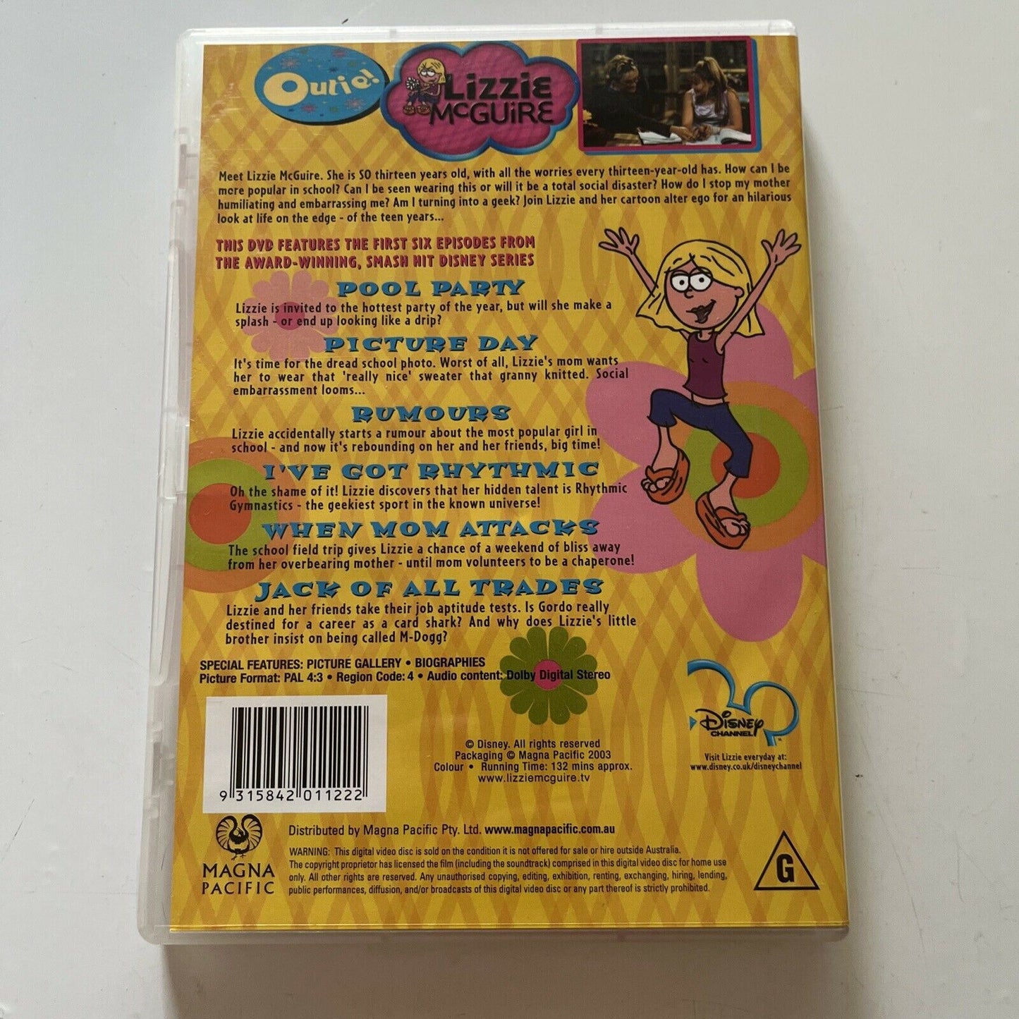 Lizzie McGuire - When Mom Attacks : Vol 1 (DVD, 2001) Hilary Duff Region 4