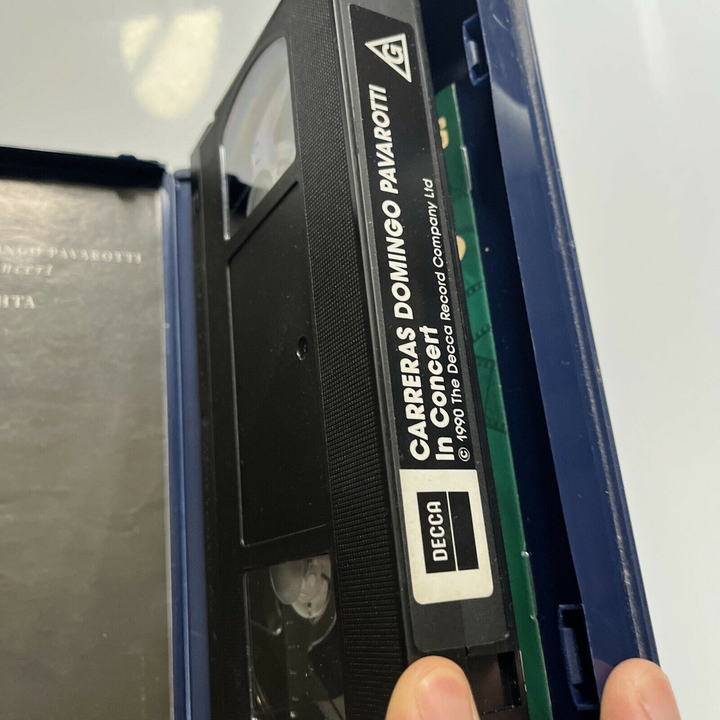 Carreras Domingo Pavarotti In Concert Mehta (VHS, 1990) With Booklets PAL