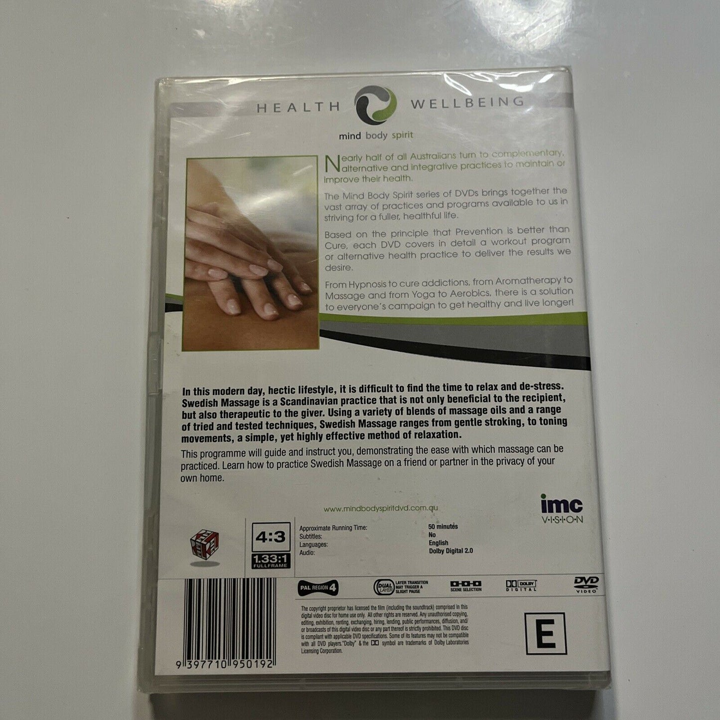 *New Sealed* Swedish Massage - Instruction Guide (DVD) Region 4