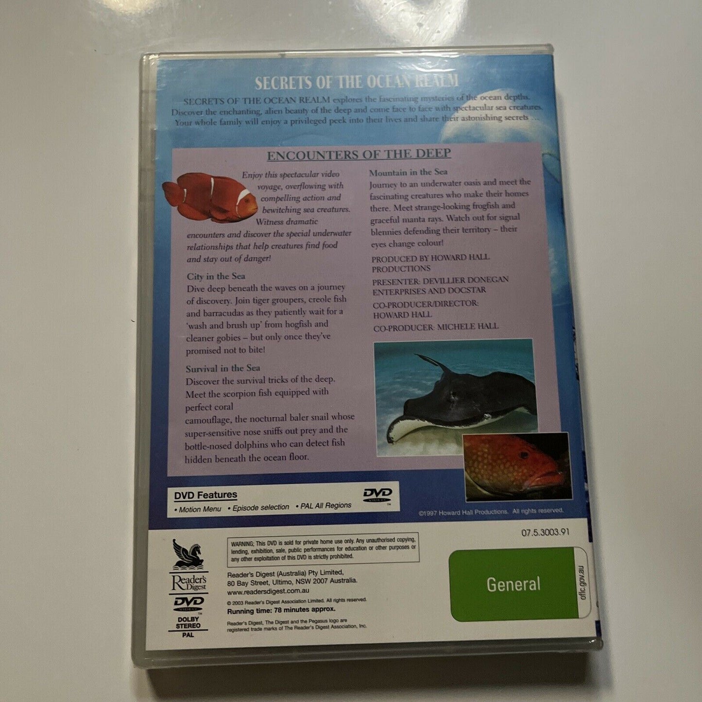 *New Sealed* Secrets of the Ocean Realm: Encounters of the Deep (DVD, 1997)