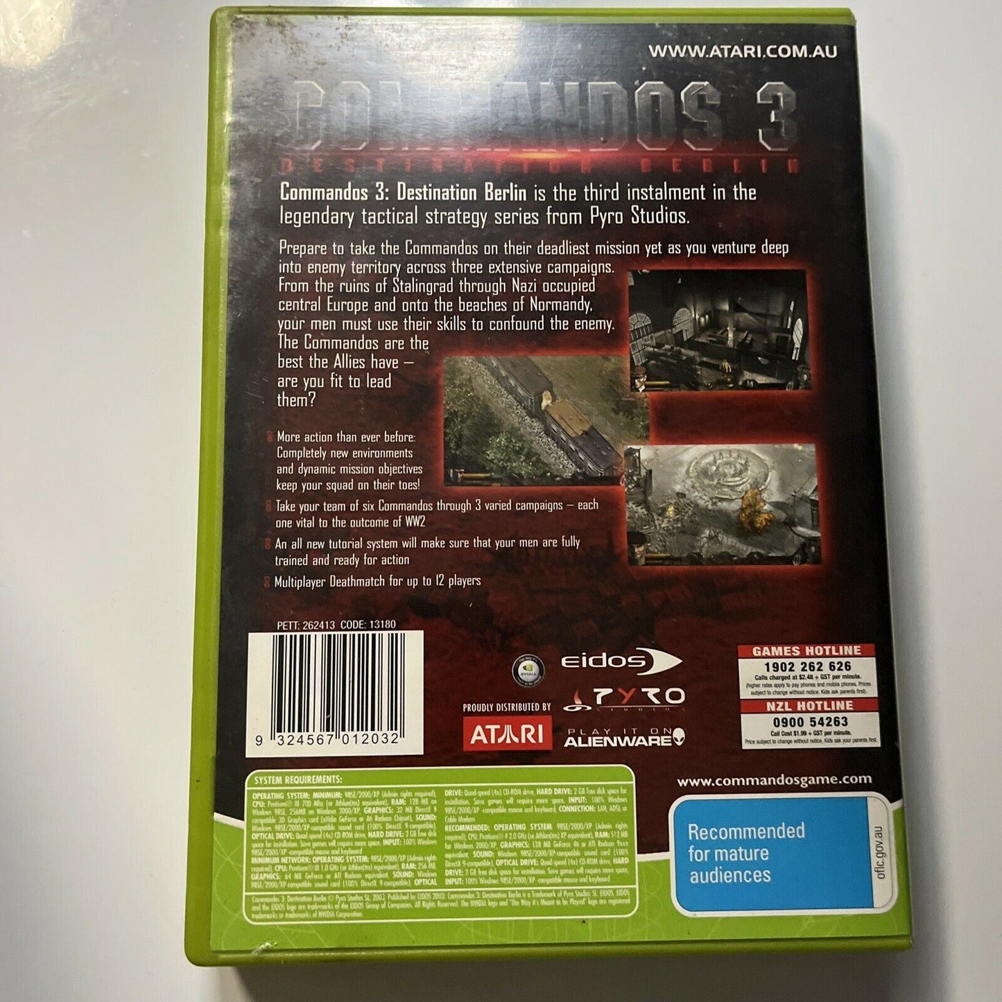 Commandos 2 Destination Berlin PC Game Windows XP Vista 7 10 11