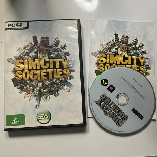 SimCity Societies PC DVD-ROM With Manual