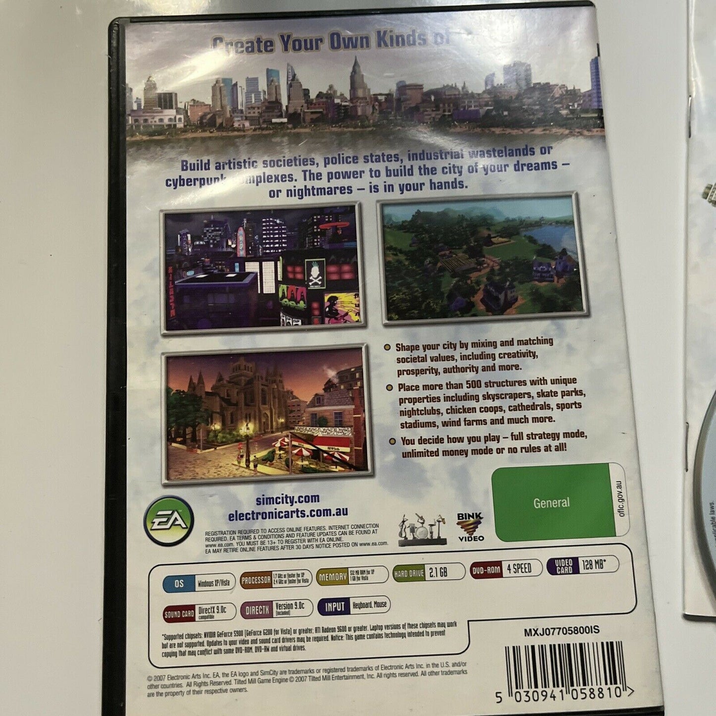 SimCity Societies PC DVD-ROM With Manual