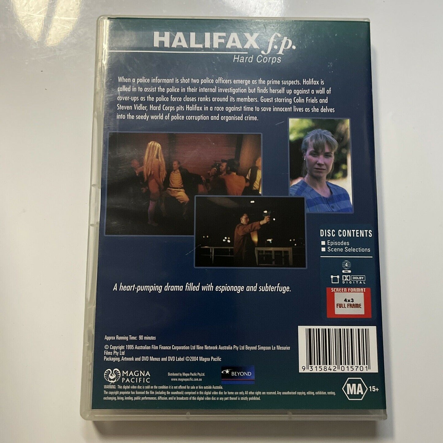 Halifax F.P. - Hard Corps (DVD, 1995) Rebecca Gibney, Region 4