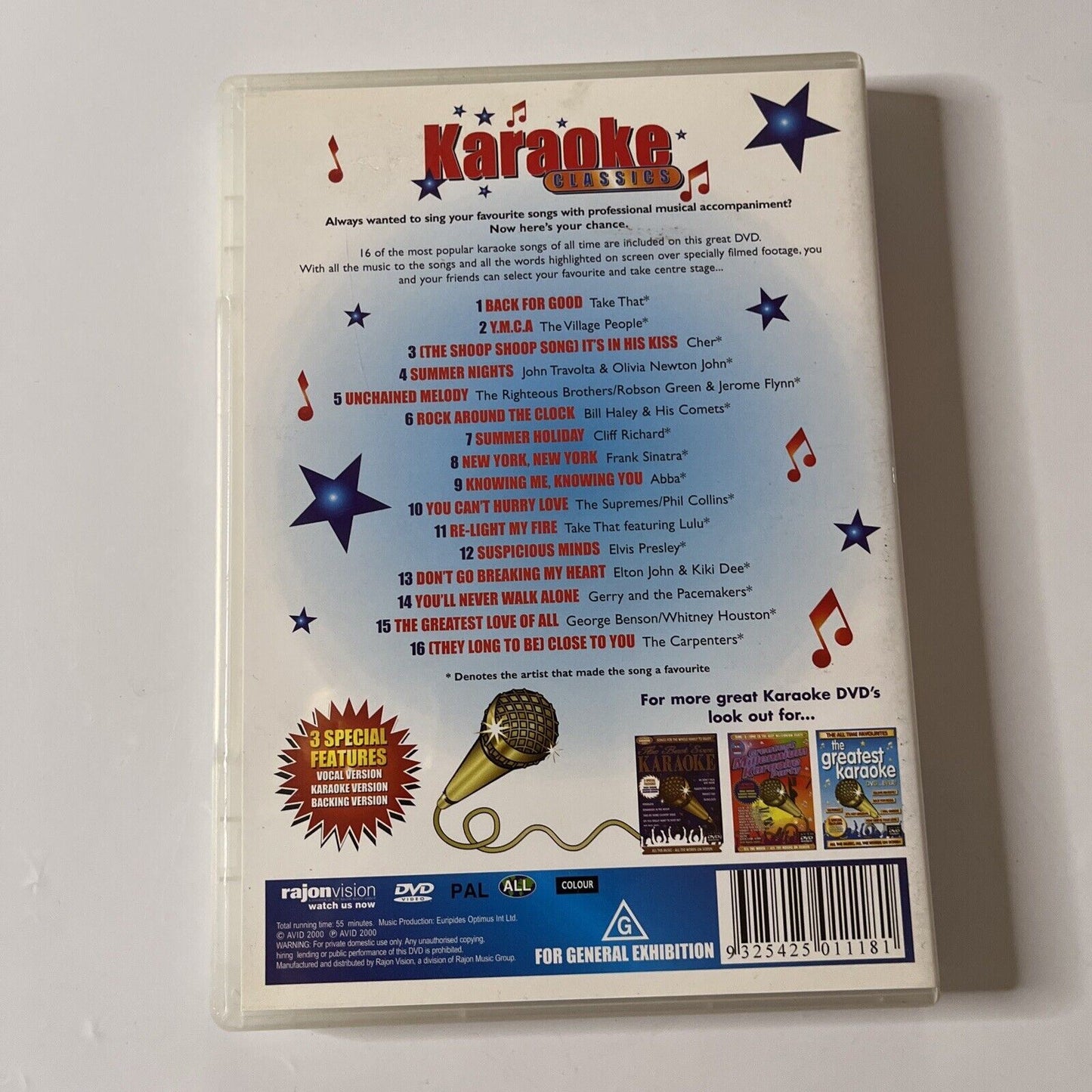Karaoke - Classics (DVD) NEW All Regions
