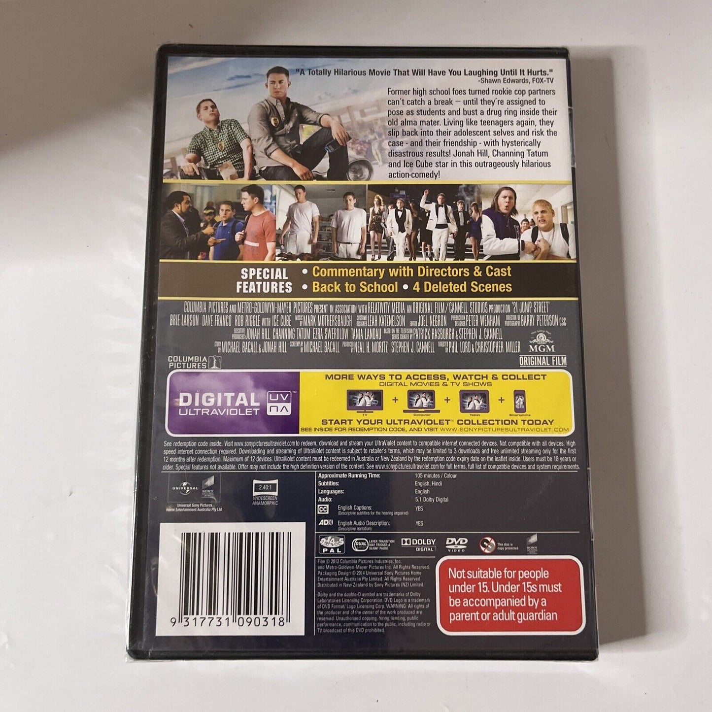 *New Sealed* 21 Jump Street (DVD, 2012) NEW Jonah Hill, Channing Tatum Region4&2