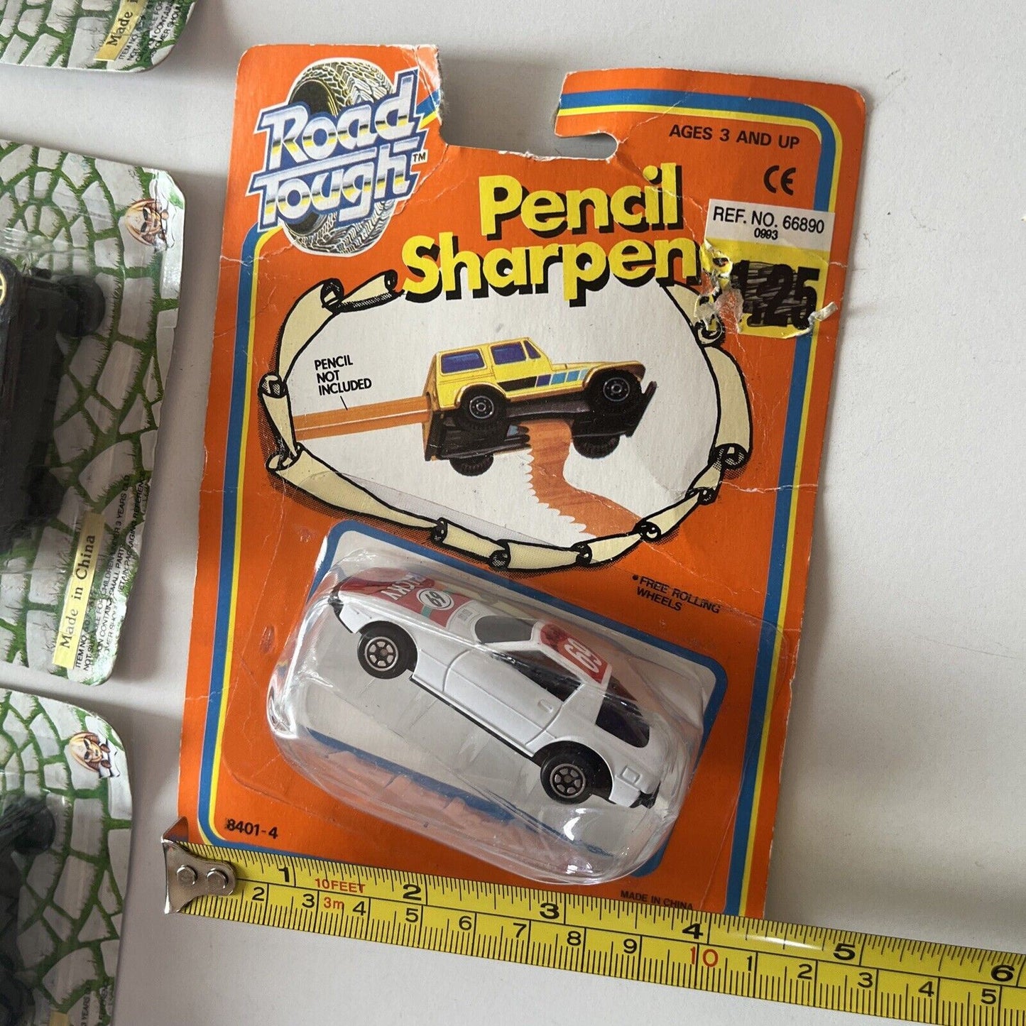 6x Classic Truck Die Cast Metal Trucks and Pencil Sharpener