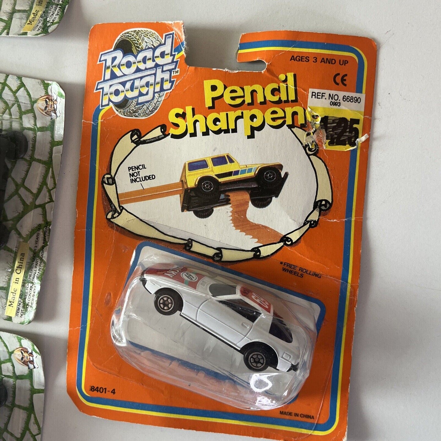 6x Classic Truck Die Cast Metal Trucks and Pencil Sharpener