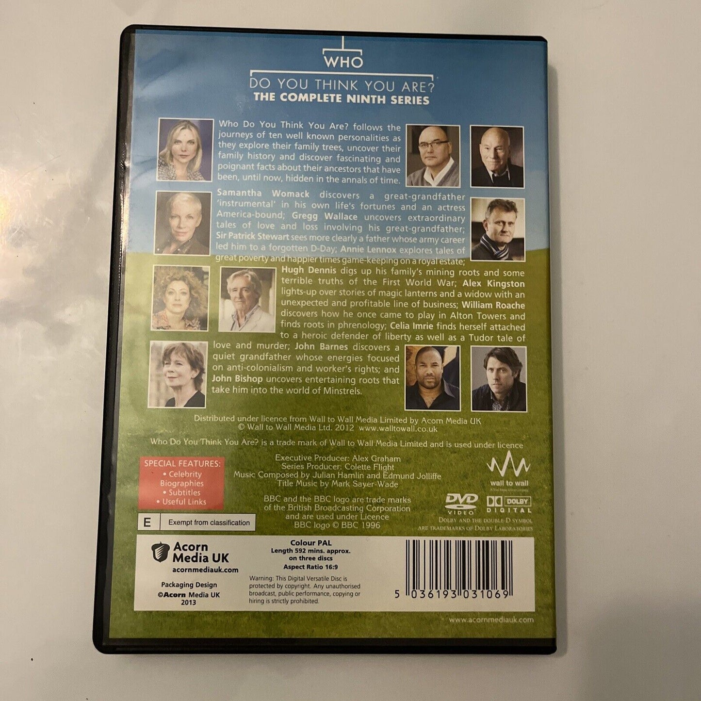 Who Do You Think You Are? Series 9 (DVD, 2012, 3-Disc) NEW All Regions