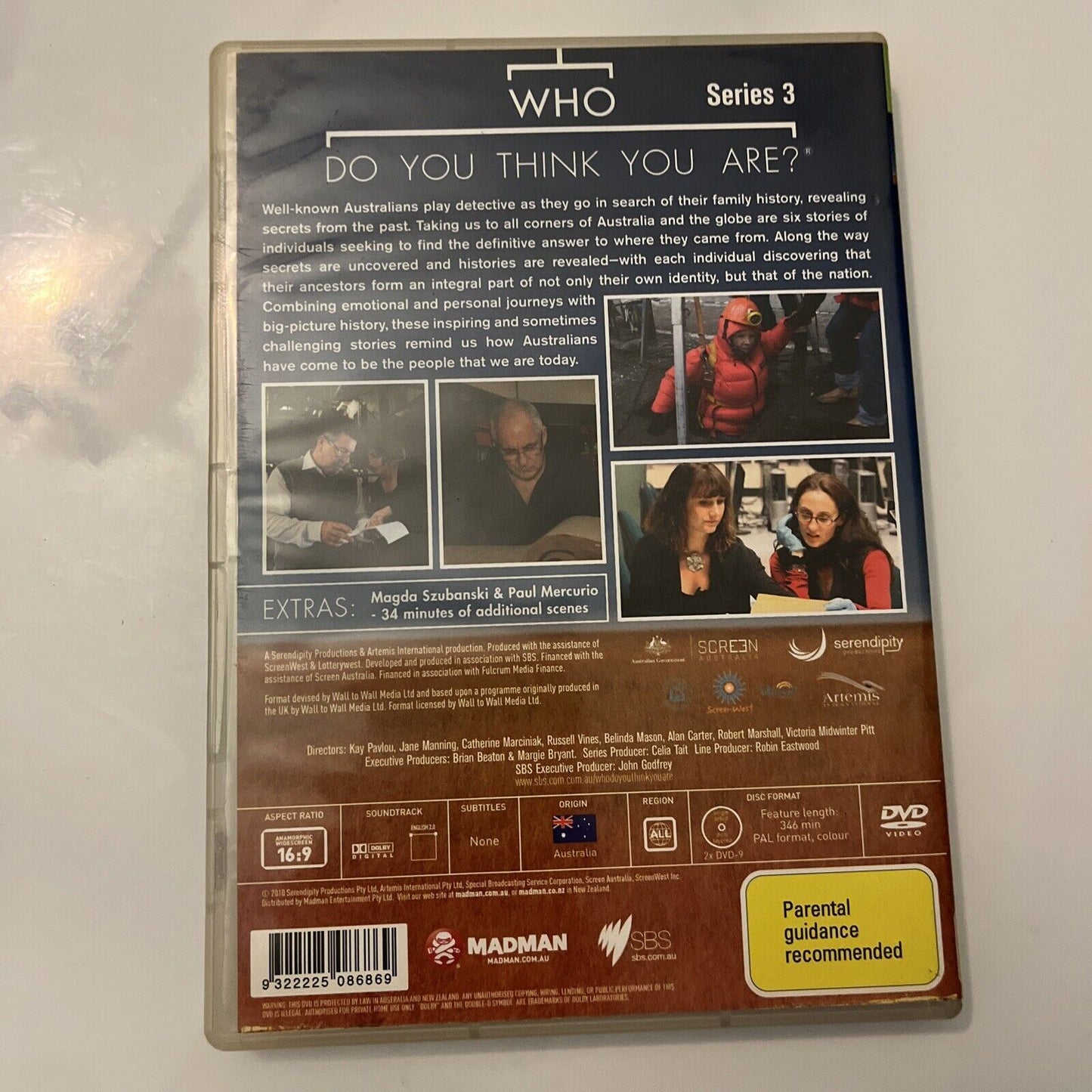 Who Do You Think You Are? Series 3 Australia (DVD, 2010, 2-Disc) NEW All Regions