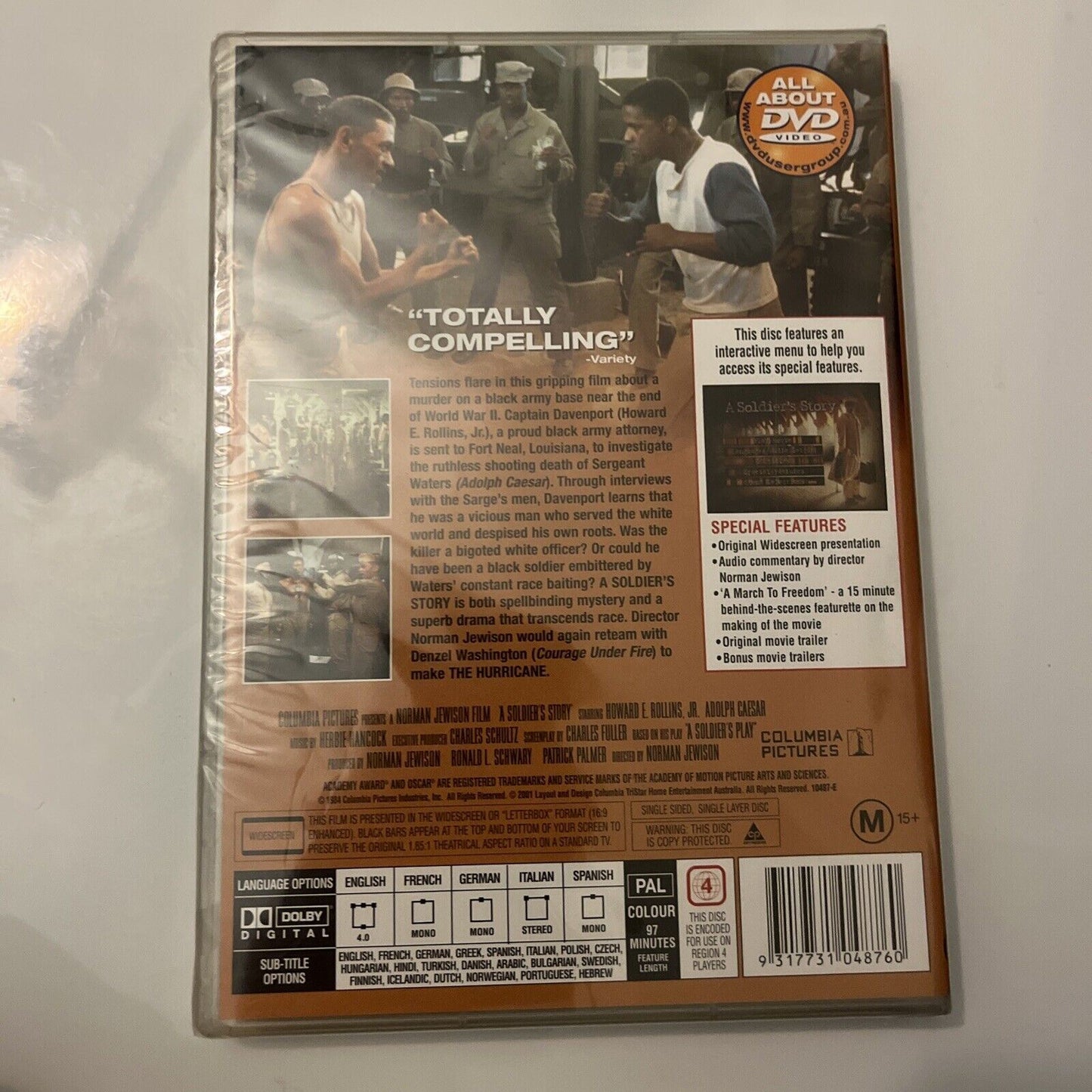 *New Sealed* A Soldier's Story (DVD, 1984) NEW Howard Rollins, Region 4