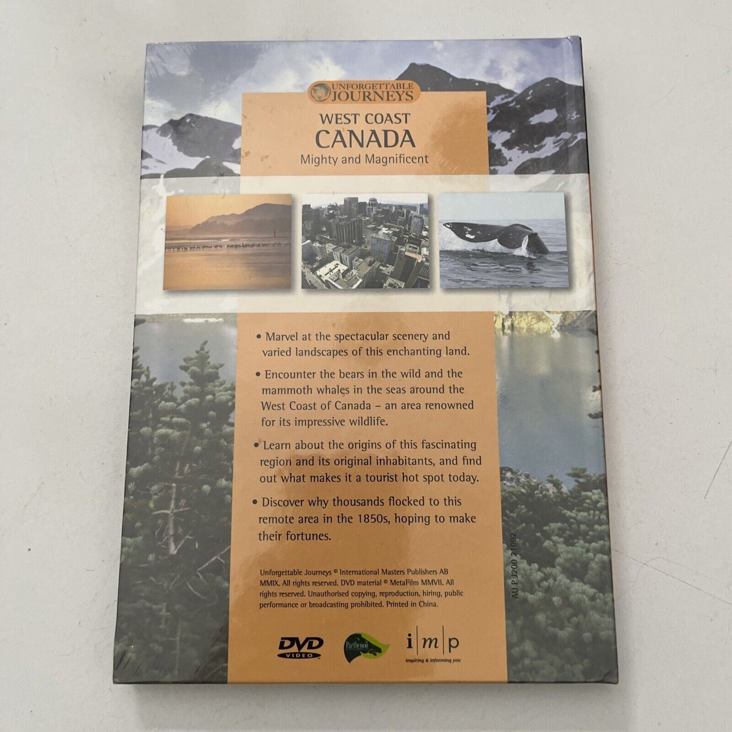 *New Sealed* West Coast Canada: Mighty & Magnificent (DVD) All Regions