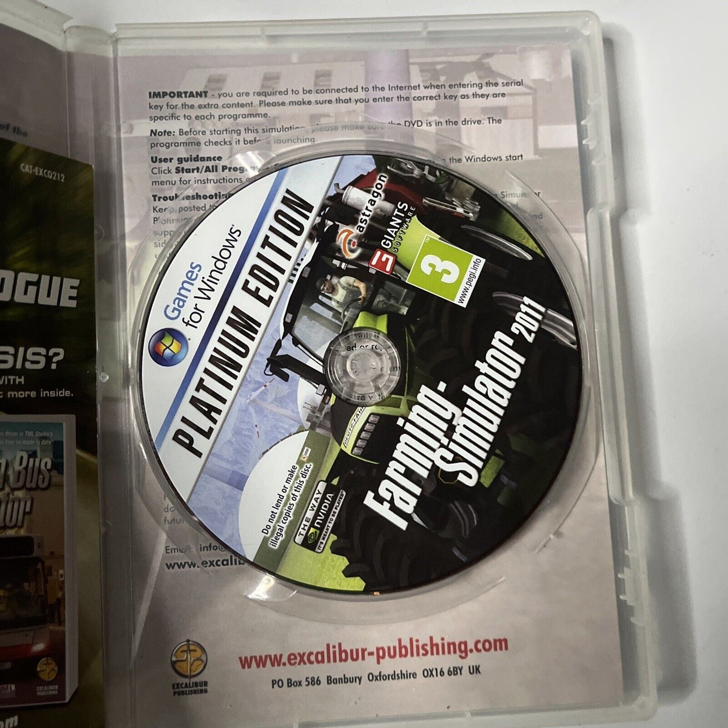 Farming Simulator 2011 Platinum Edition. PC DVD-ROM