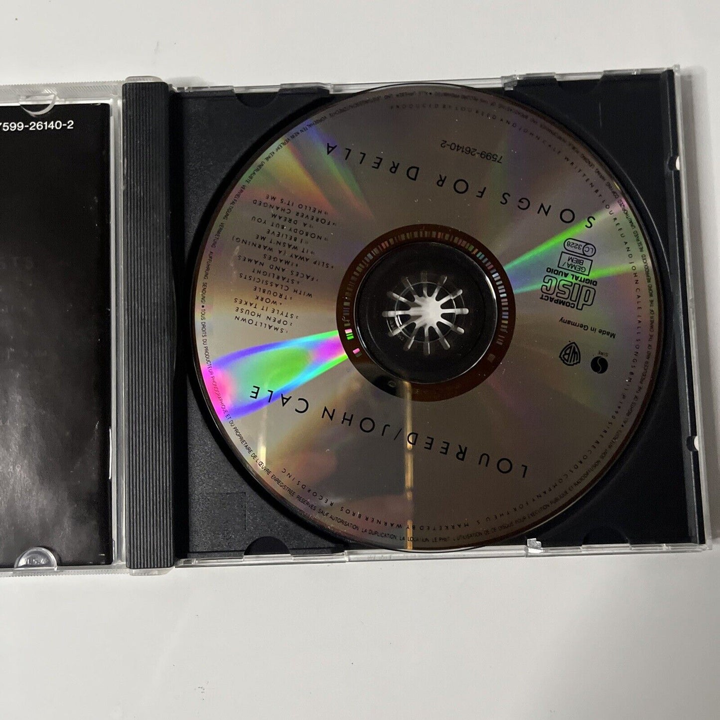 Lou Reed & John Cale - Songs for Drella (CD, 1989)