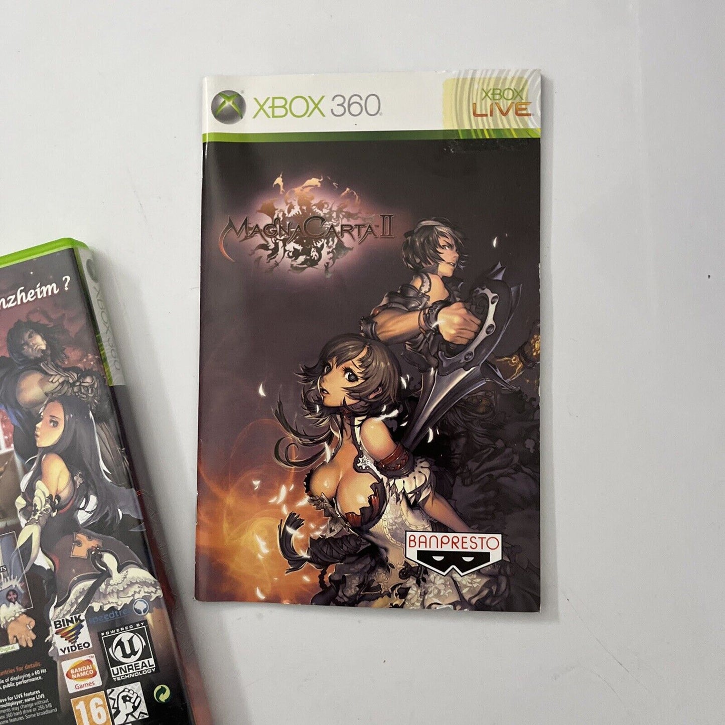 Magna Carta II 2 ~ Xbox 360 game with manual PAL