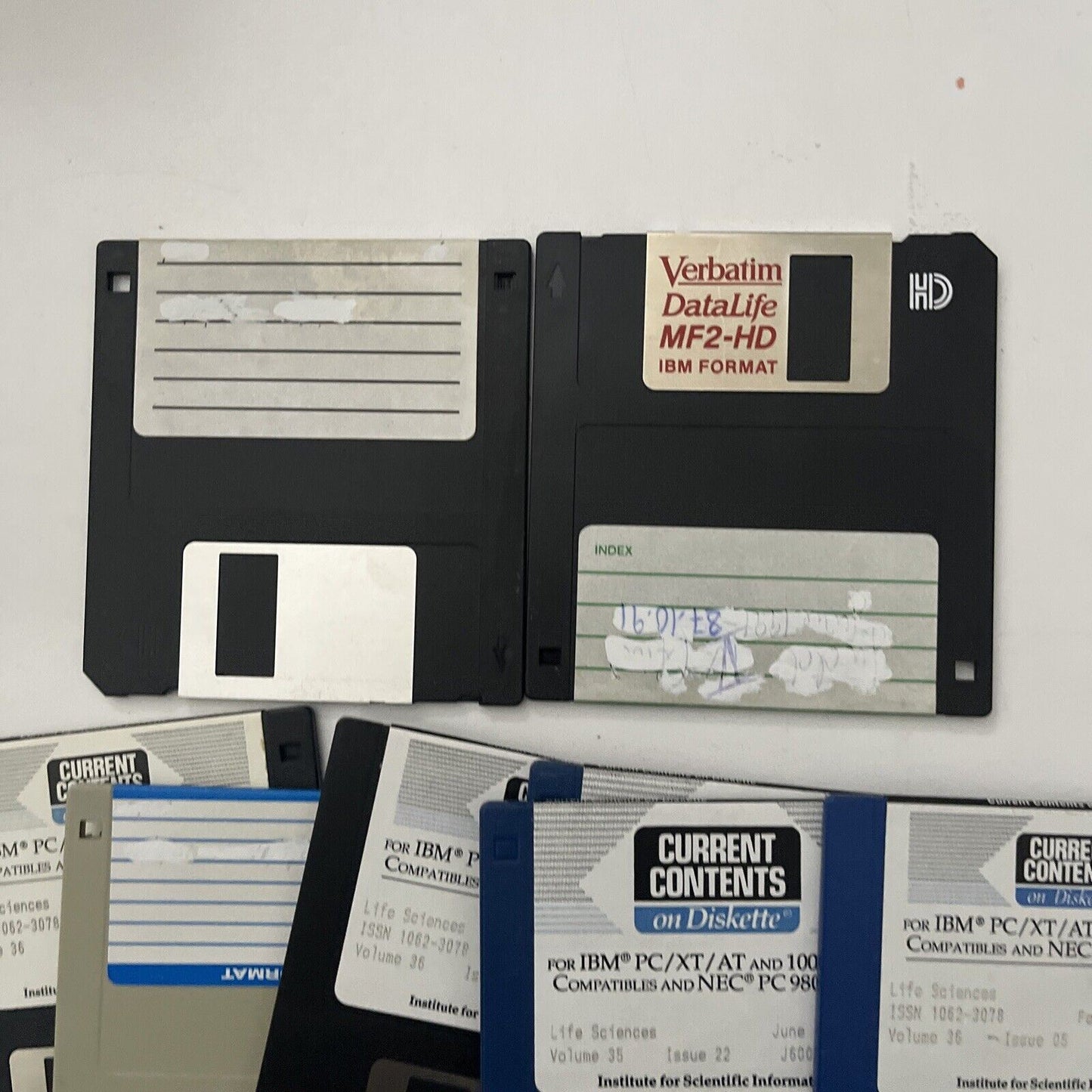 16x Used 3.5" Floppy Disc Media