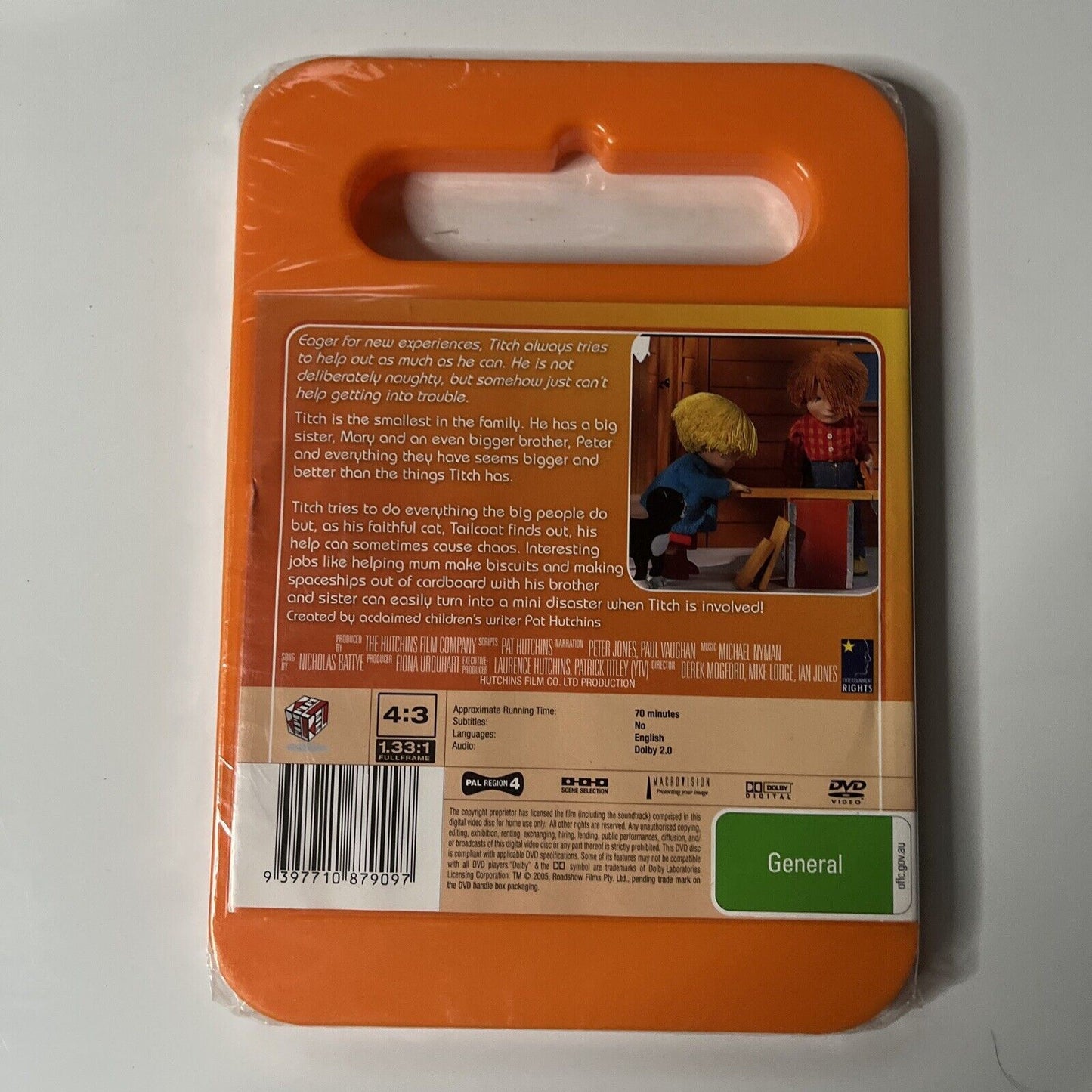 *New Sealed* Titch - Making Biscuits & Other Stories (DVD) Region 4