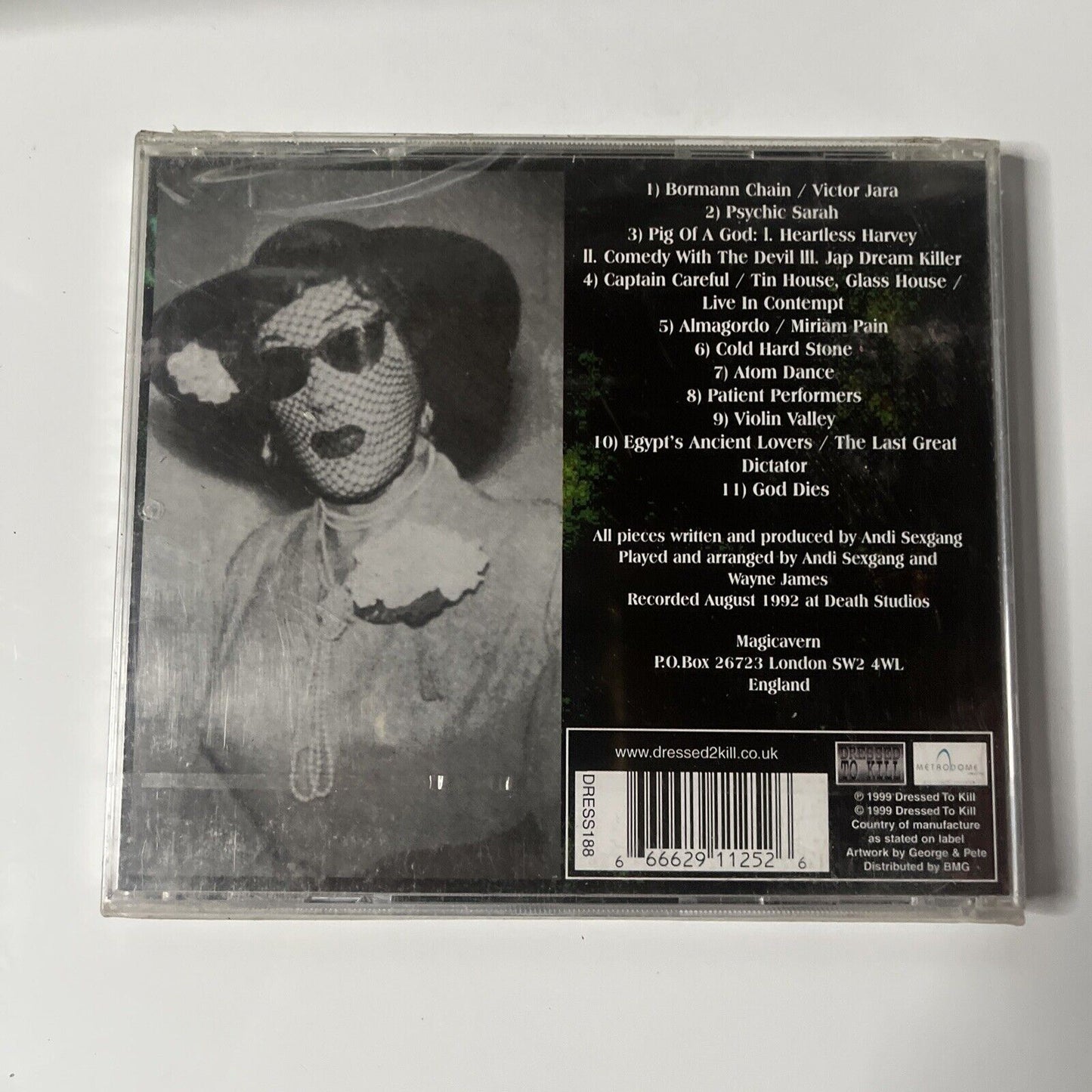 *New Sealed* Andi Sexgang - God on a Rope (CD, Oct-1999, Dressed To Kill)