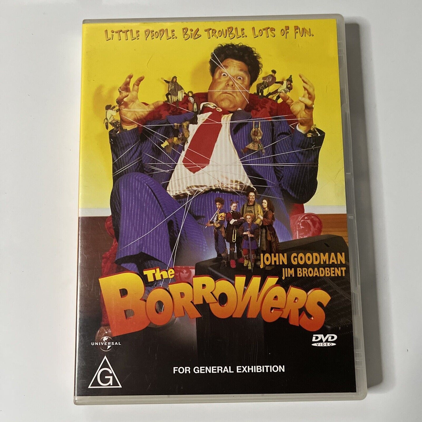The Borrowers (DVD, 1997) John Goodman, Jim Broadbent, Mark Williams Region 4