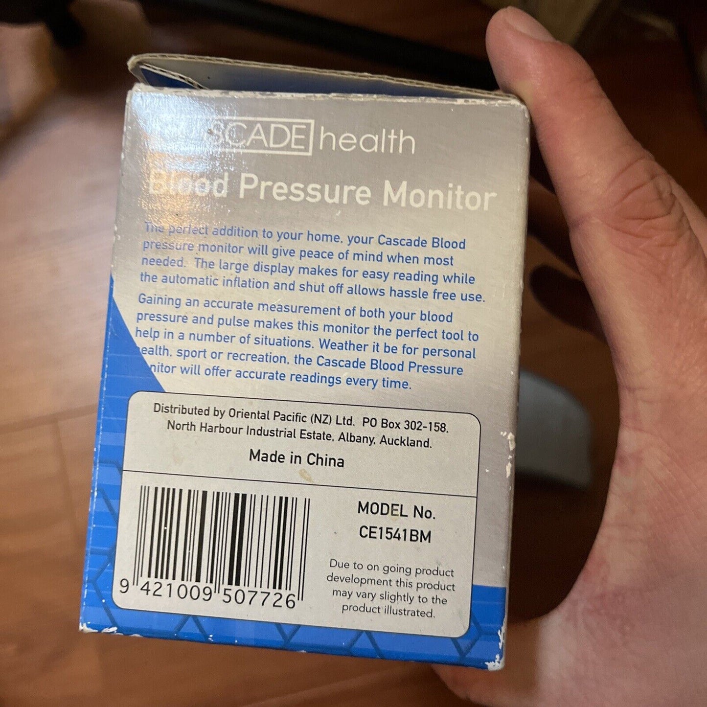 Cascade Health Blood Pressure Monitor CE1541BM