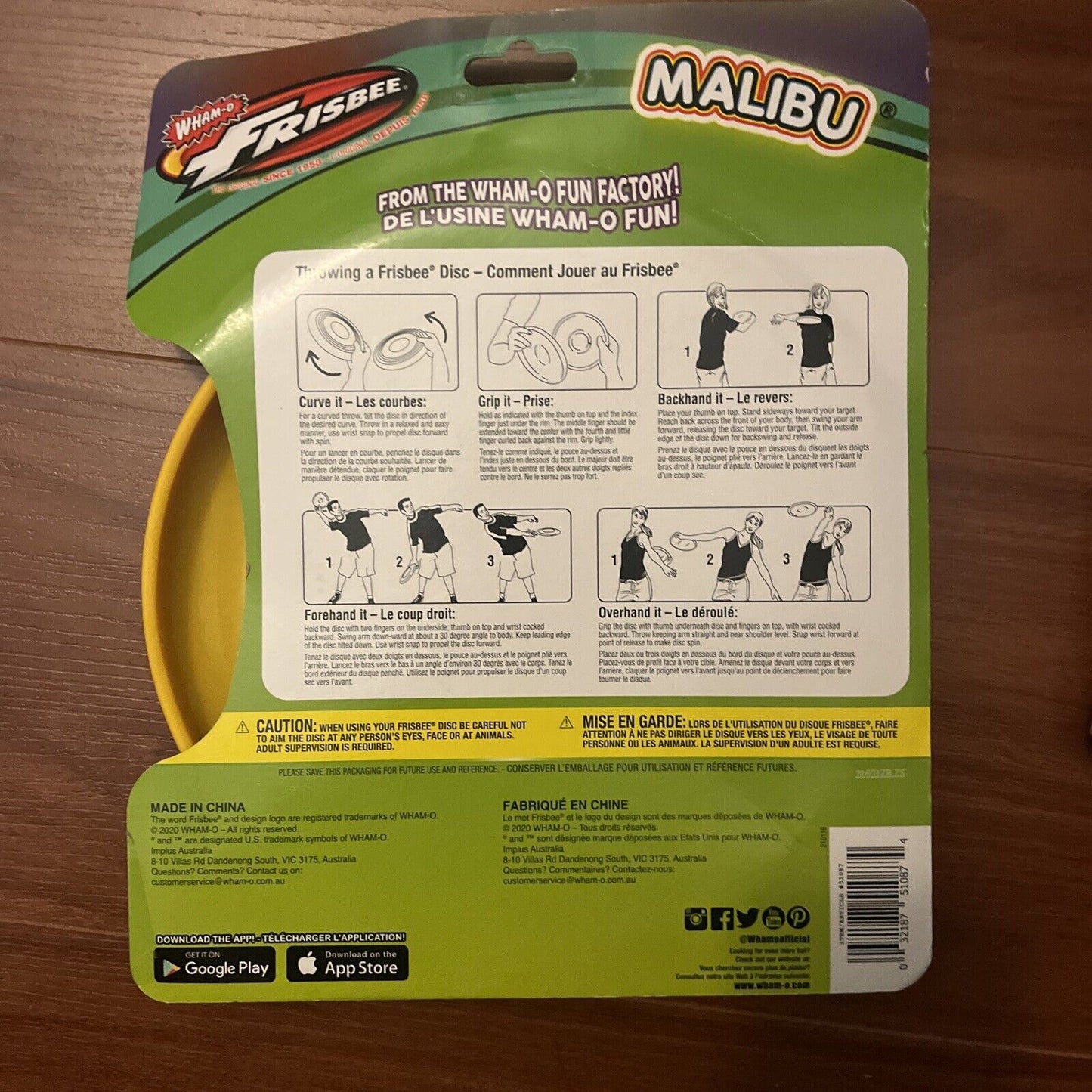Wham-o Frisbee Malibu *New Sealed*