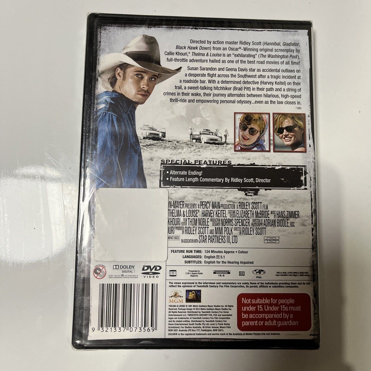 *New Sealed* Thelma And Louise (DVD, 1991) Susan Sarandon, Geena Davis Region4