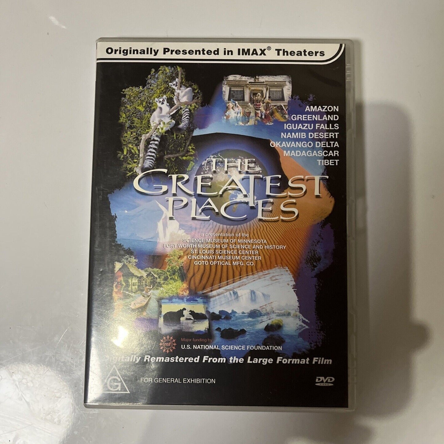 Imax - Greatest Places (DVD, 1998) NEW All Regions