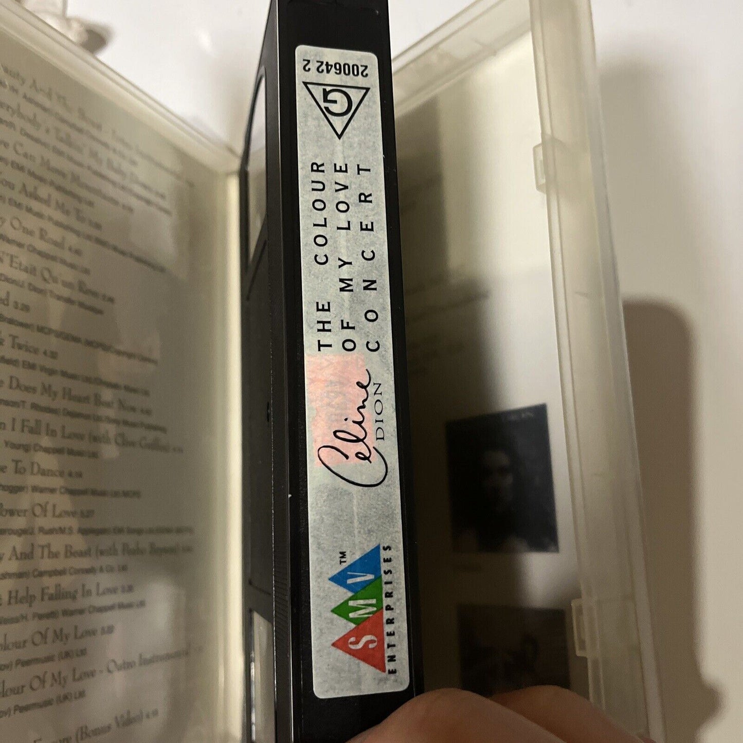 Celine Dion - The Colour of My Heart Concert (VHS, 1995) PAL