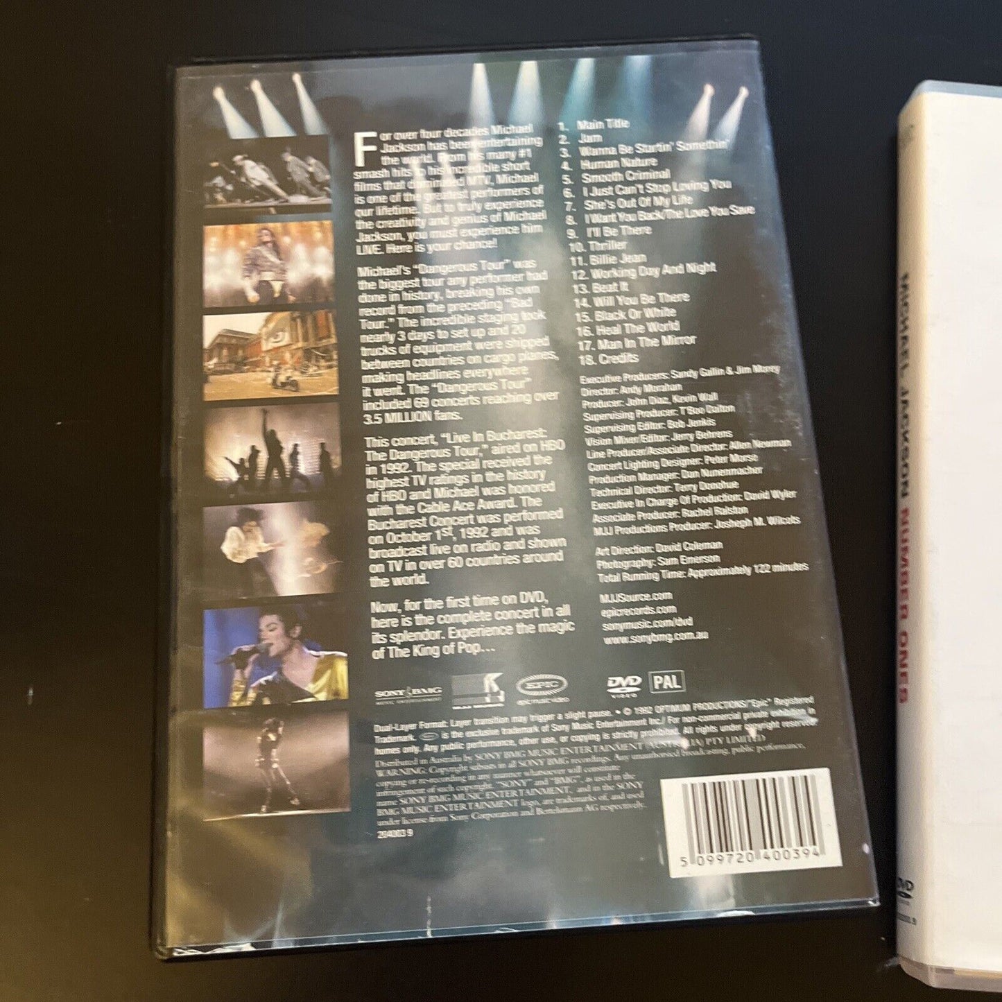 Michael Jackson: Live In Bucharest: The Dangerous Tour / Number Ones DVD Region4