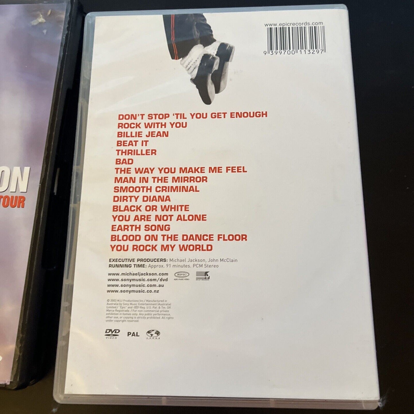 Michael Jackson: Live In Bucharest: The Dangerous Tour / Number Ones DVD Region4