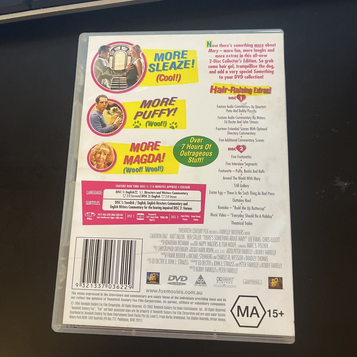 There's Something More About Mary (Special Edition, DVD, 1998, 2-Disc) Region 4