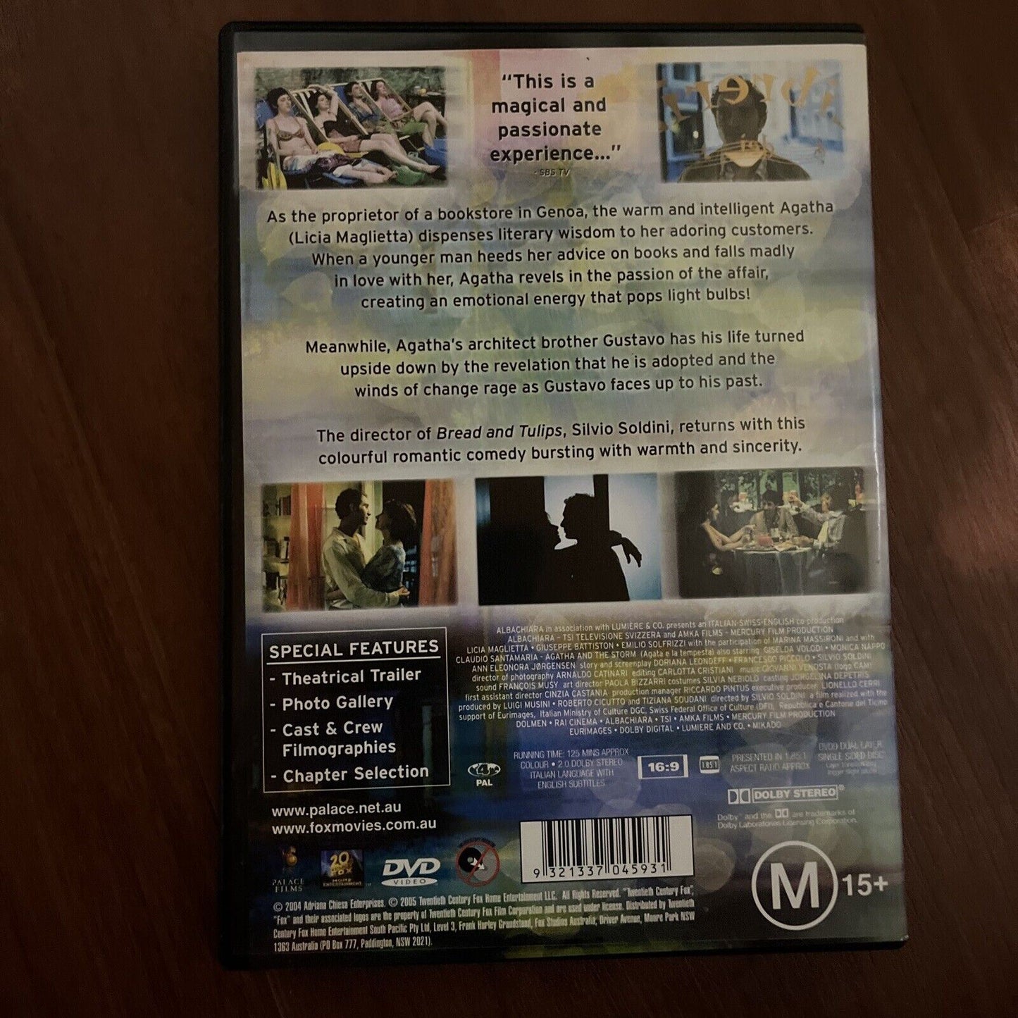 Agata and the Storm (DVD, 2004) Licia Maglietta, Giuseppe Battiston Region 4