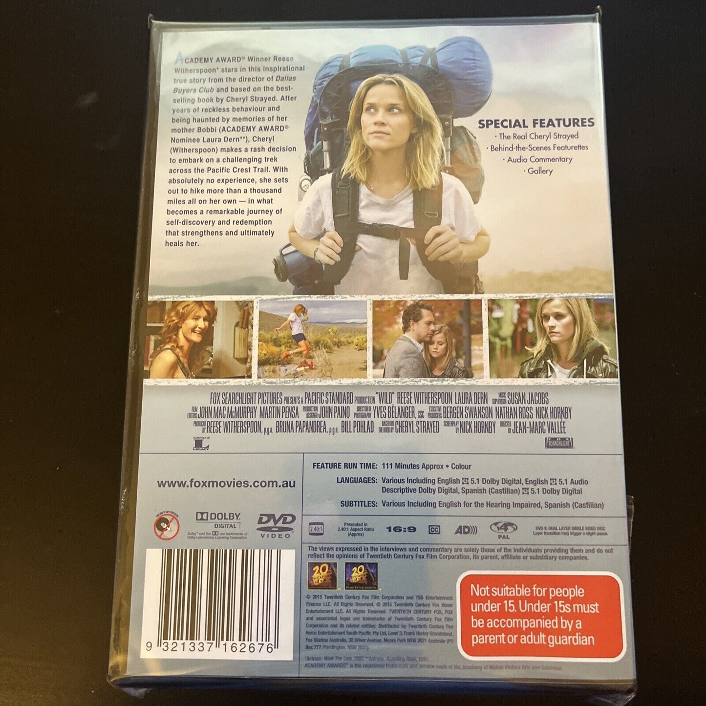 Wild (DVD, 2014) Reese Witherspoon, Laura Dern, Thomas Sadoski NEW Region 4