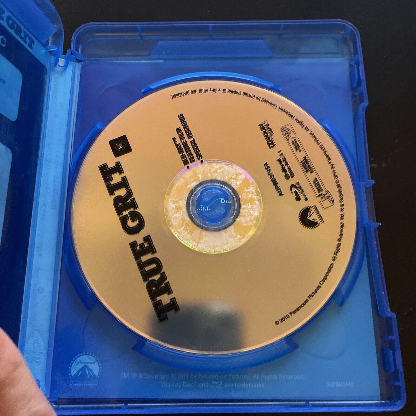 True Grit (Blu-ray, 2010) Jeff Bridges, Hailee Steinfeld, Matt Damon, Region B