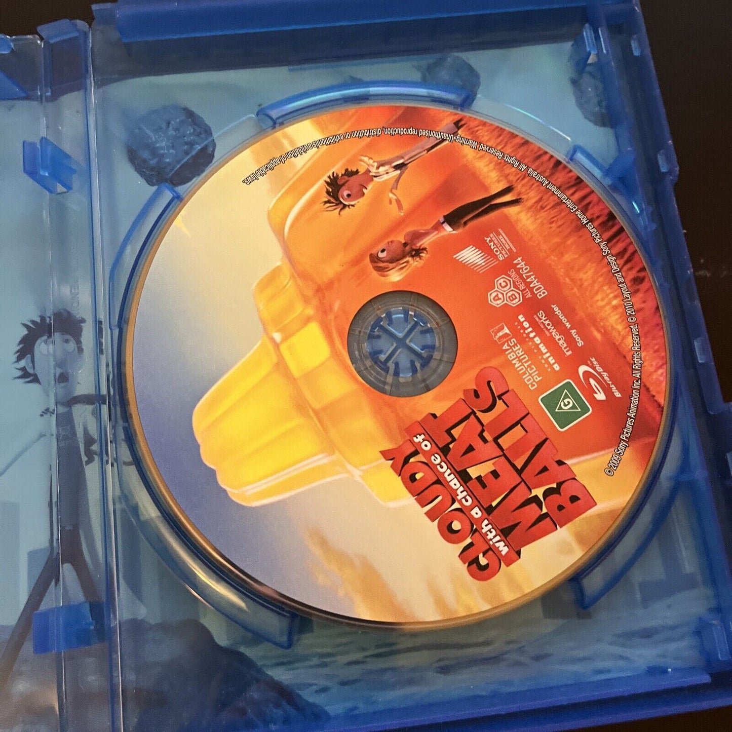 Cloudy With A Chance Of Meatballs (Blu-ray, 2009) Anna Faris, All Regions