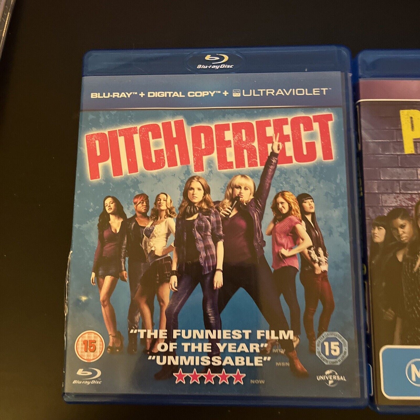 Pitch Perfect 1 & 2 (Blu-ray, 2015) Region B